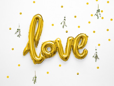Ballon mylar Love - or