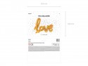 Ballon mylar Love - or