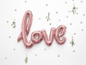 Ballon "love" rose gold - 1 m