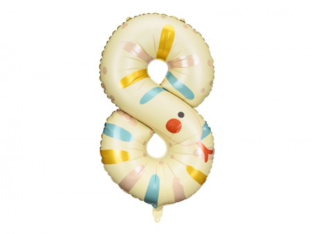 Ballon mylar Chiffre 8 -...