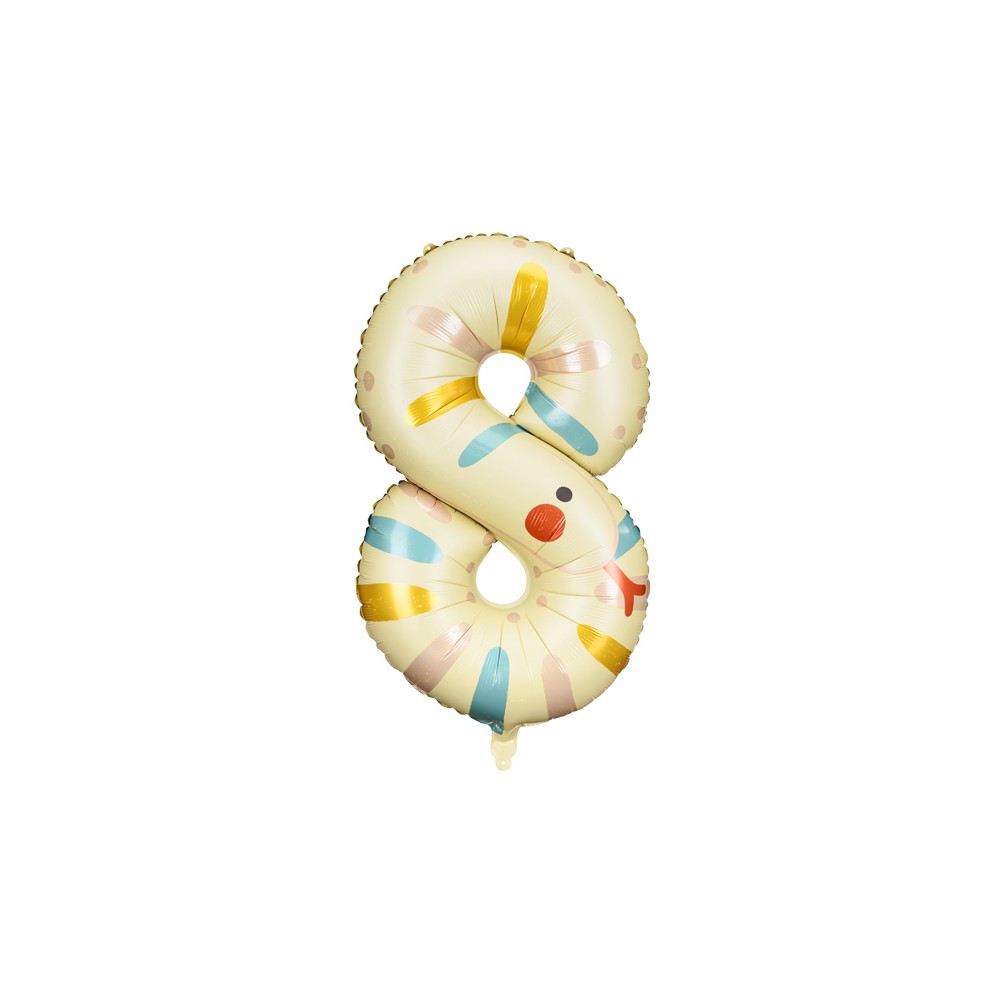 Ballon mylar Chiffre 8 - Serpent