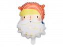5 Ballon mylar tête Père Noël