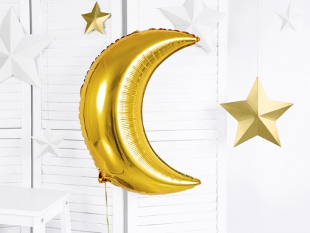 Ballon en mylar Moon - or