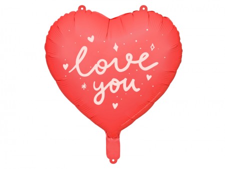 Ballon mylar Coeur ''I love...