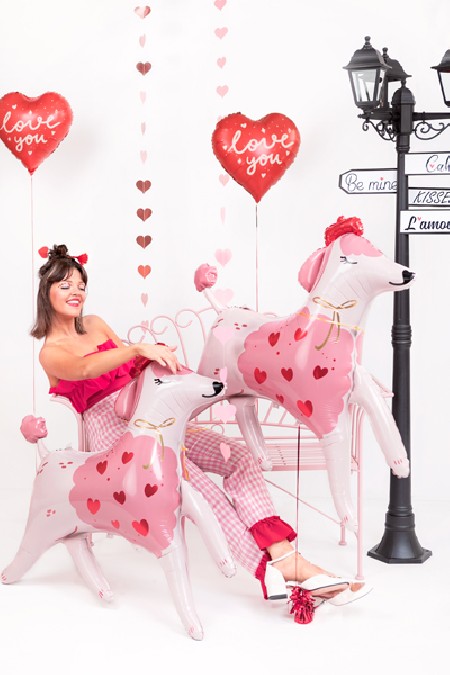 Ballon mylar Coeur ''I love...