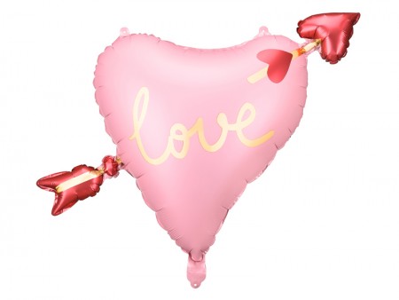 Ballon mylar Coeur avec flèche