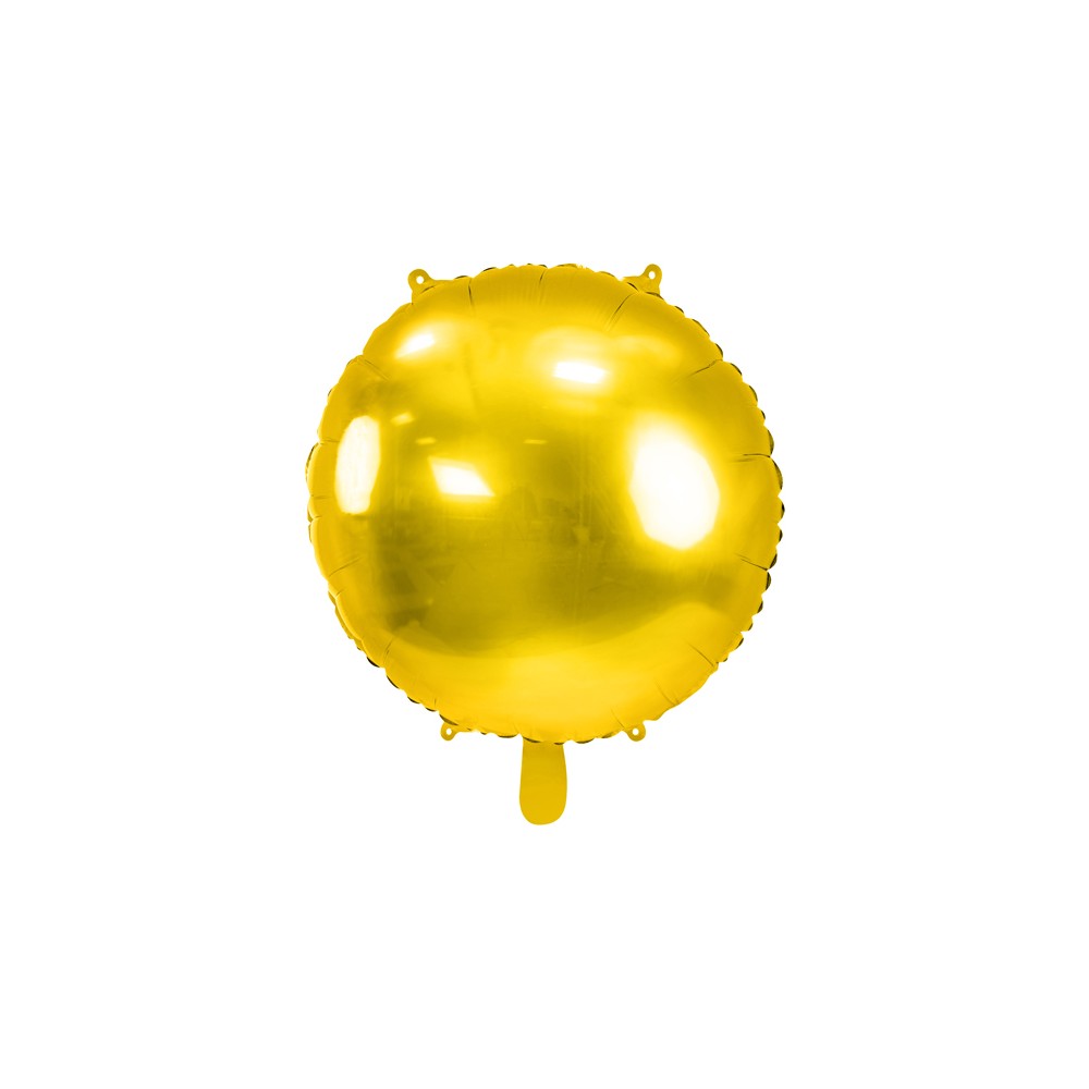 Ballon mylar rond rond 59 cm - or