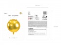 Ballon mylar rond rond 59 cm - or
