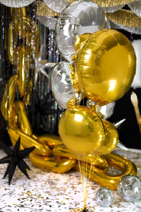 Ballon mylar rond rond 80...