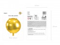 Ballon mylar rond rond 80 cm - or