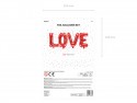 Ballon mylar Love - rouge