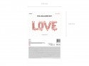 Ballon en mylar Love - or rose