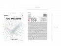 Ballon en mylar Colombe - blanc