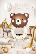 Ballon mylar "hochet ourson" - 88 cm