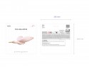 Ballon mylar "cigogne rose" - 103 cm
