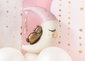 Ballon mylar "lune ourson" - 98 cm