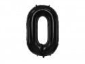 Ballon chiffre noir - 86 cm