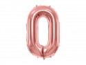 Ballon chiffre rose gold - 86 cm