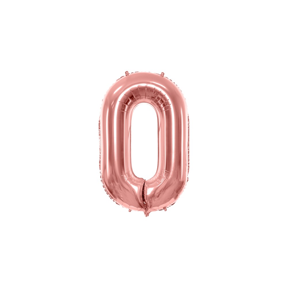 Ballon chiffre rose gold - 86 cm