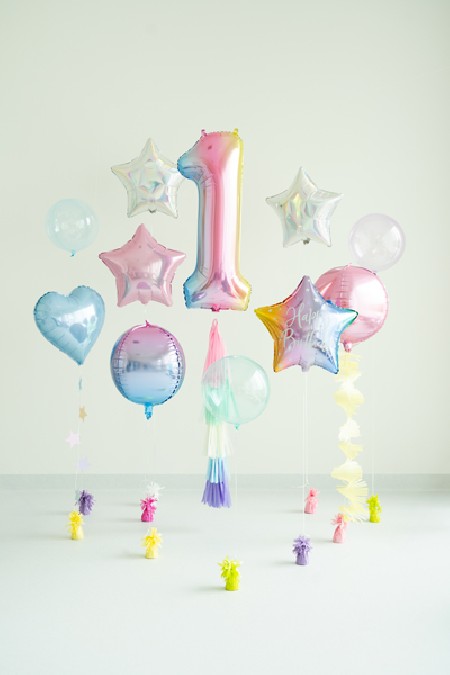 Ballon mylar chiffre ''1''...