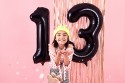 Ballon mylar Chiffre ''1'' - 86cm - noir
