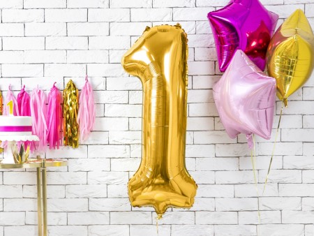 Ballon mylar Chiffre ''1''...
