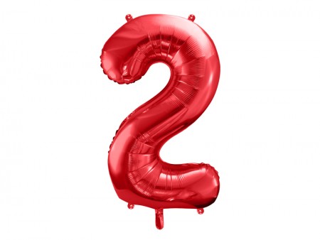 Ballon mylar Chiffre ''2''...