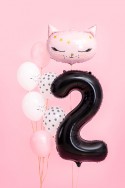 Ballon mylar Chiffre ''2'' - 86cm - noir