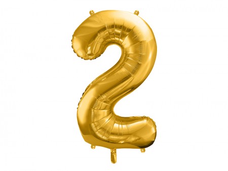 Ballon mylar Chiffre ''2''...