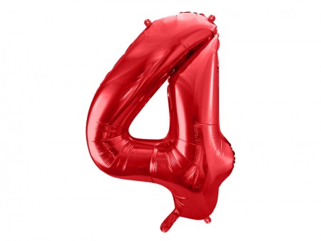 Ballon mylar Chiffre ''4''...