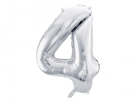 Ballon mylar Chiffre ''4''...