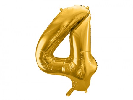 Ballon mylar Chiffre ''4''...