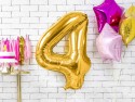 Ballon mylar Chiffre ''4'' - 86cm - or