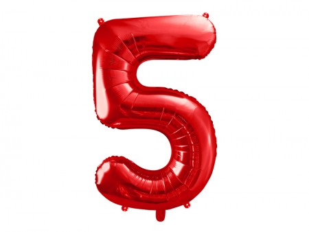 Ballon mylar Chiffre ''5''...