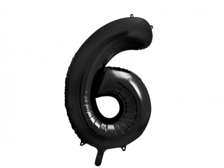 Ballon mylar Chiffre ''6''...