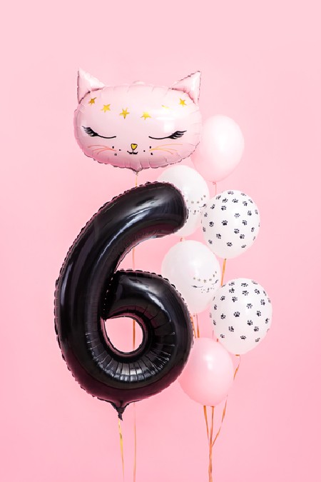 Ballon mylar Chiffre ''6''...