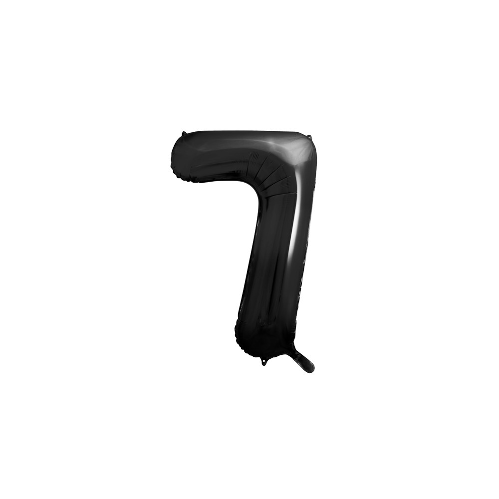 Ballon mylar Chiffre ''7'' - 86cm - noir