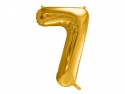 Ballon mylar Chiffre ''7'' - 86cm - or