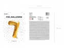 Ballon mylar Chiffre ''7'' - 86cm - or