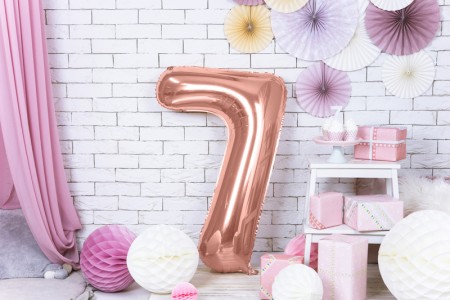 Ballon mylar Chiffre ''7''...