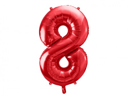 Ballon mylar Chiffre ''8''...
