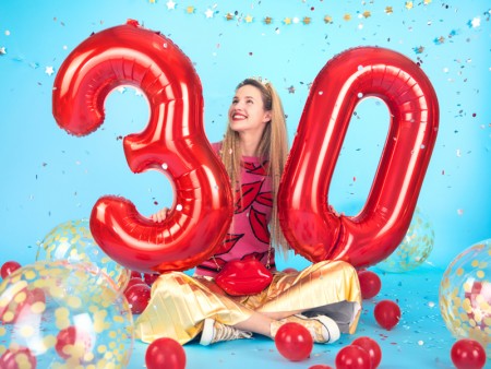 Ballon mylar Chiffre ''8''...