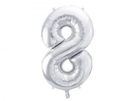 Ballon mylar Chiffre ''8''...