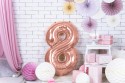 Ballon mylar Chiffre ''8'' - 86cm - or rose