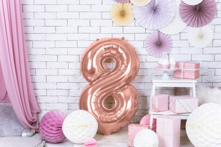 Ballon mylar Chiffre ''8''...