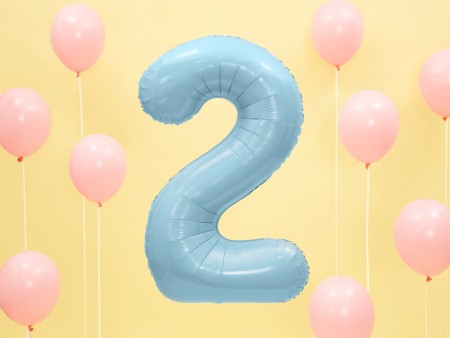 Ballon mylar Chiffre ''2''...