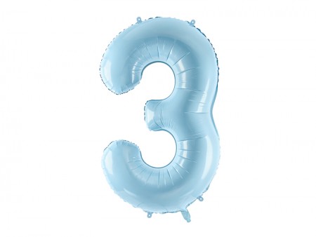Ballon mylar Chiffre ''3''...