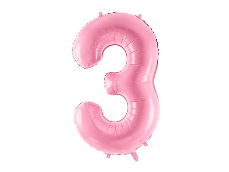 Ballon mylar Chiffre ''3''...