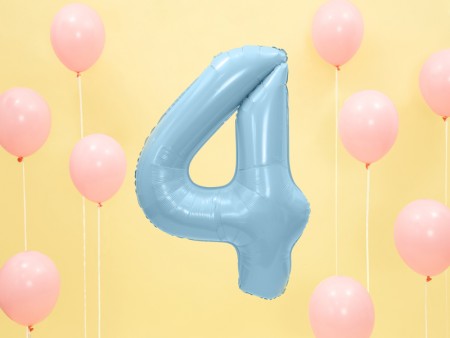 Ballon mylar Chiffre ''4''...