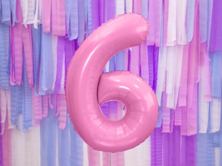 Ballon mylar Chiffre ''6''...